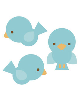 Doodlebug Design Birdies Sweet Rolls Mini Icons Stickers (100pcs) (5154) (DISCONTINUED)