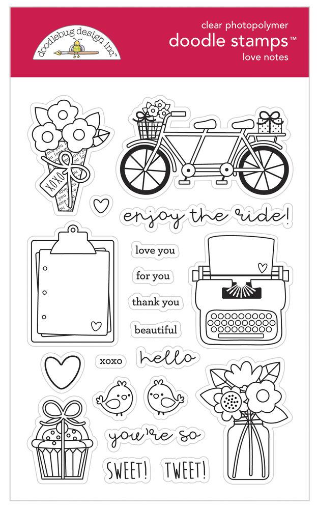 Doodlebug Design Love Notes Doodle Stamps (6584) (DISCONTINUED) Doodlebug Design Love Notes Doodle Stamps (6584) (DISCONTINUED)