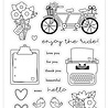 Doodlebug Design Love Notes Doodle Stamps (6584) (OUTLET)