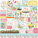 Echo Park I Love Spring 12x12 Inch Element Sticker (LSP204014) (DISCONTINUED)