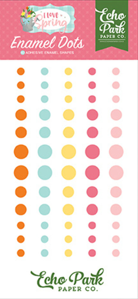 Echo Park I Love Spring Enamel Dots (LSP204028) (DISCONTINUED) Echo Park I Love Spring Enamel Dots (LSP204028) (DISCONTINUED)