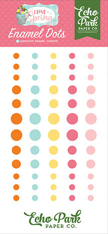 Echo Park I Love Spring Enamel Dots (LSP204028) (DISCONTINUED) Echo Park I Love Spring Enamel Dots (LSP204028) (DISCONTINUED)