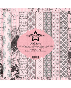 Paper Favourites Pink Paris 6x6 Inch Paper Pack (PF115) (DISCONTINUED)
