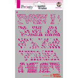 Pronty Crafts Borders Grunge A5 Stencil (470.770.025) (DISCONTINUED)