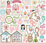Echo Park All Girl 12x12 Inch Element Sticker (ALG206014) (DISCONTINUED)