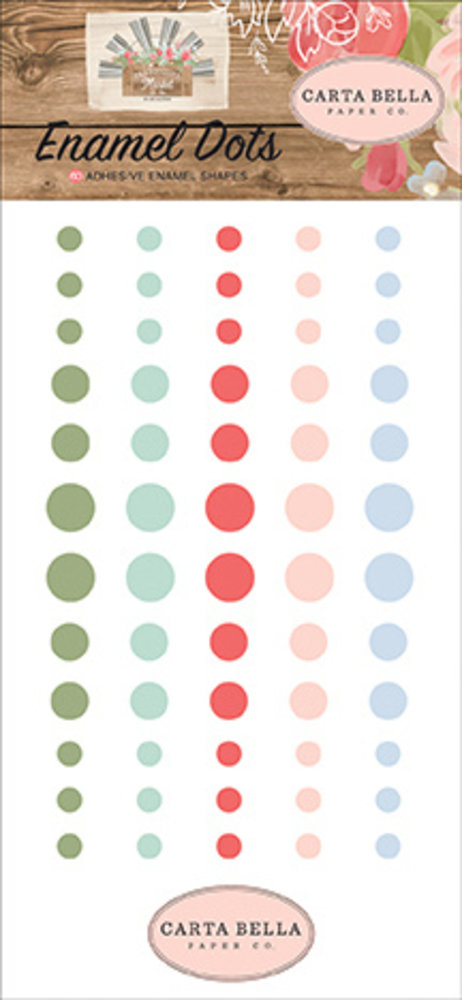 Carta Bella Farmhouse Market Enamel Dots (CBFAR113028) (OUTLET)
