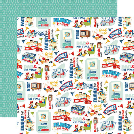 Carta Bella Family Night 12x12 Inch Collection Kit (CBFN114016) (OUTLET) Carta Bella Family Night 12x12 Inch Collection Kit (CBFN114016) (OUTLET)