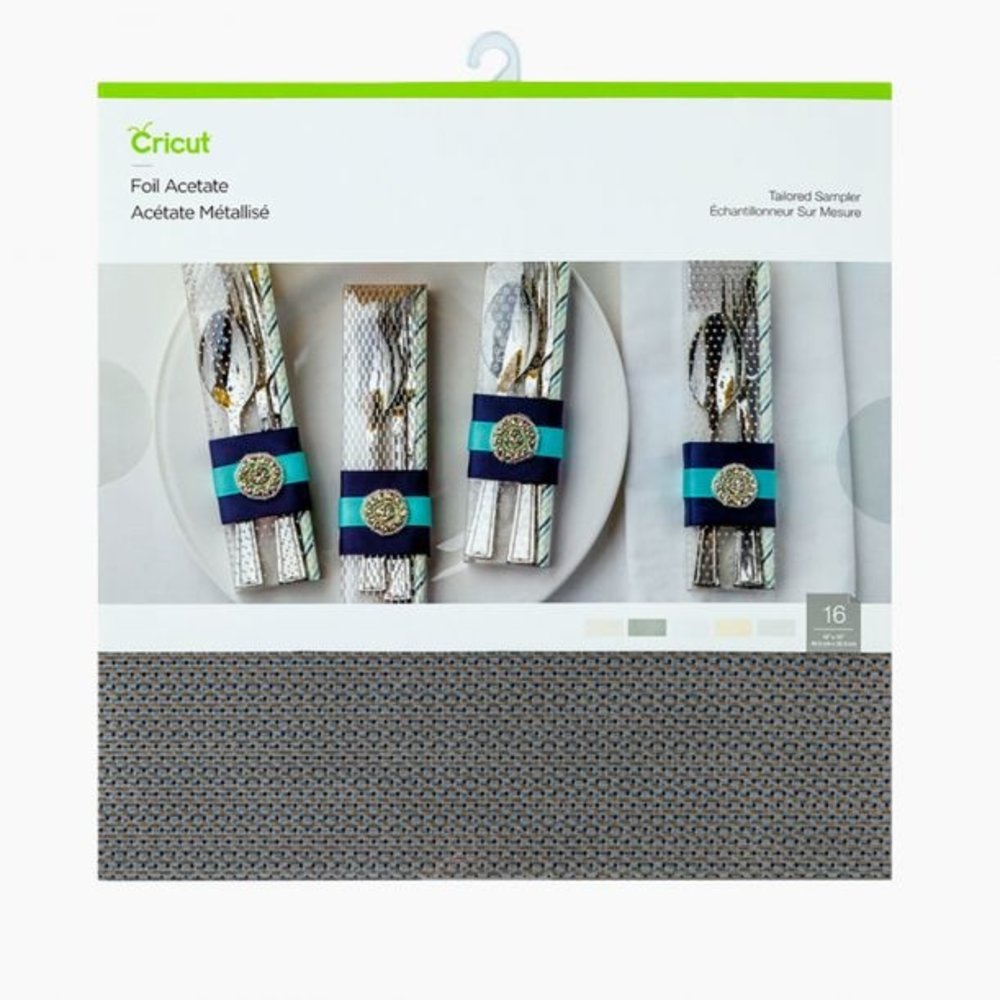 Cricut Tailored 12x12 Inch Foil Acetate Sampler (2006310) (DISCONTINUED)