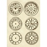 Stamperia Wooden Shapes A5 Clocks (KLSP066) (OUTLET)