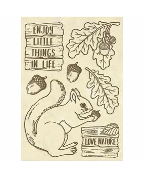Stamperia Wooden Shapes A6 Squirrel (KLSPA607) (DISCONTINUED)