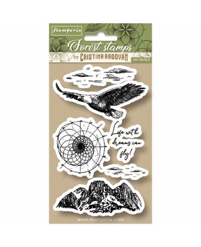 Stamperia Natural Rubber Stamp Eagle (WTKCCR07) (OUTLET) Stamperia Natural Rubber Stamp Eagle (WTKCCR07) (OUTLET)