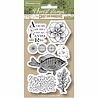 Stamperia Natural Rubber Stamp Fish (WTKCCR09) (OUTLET)