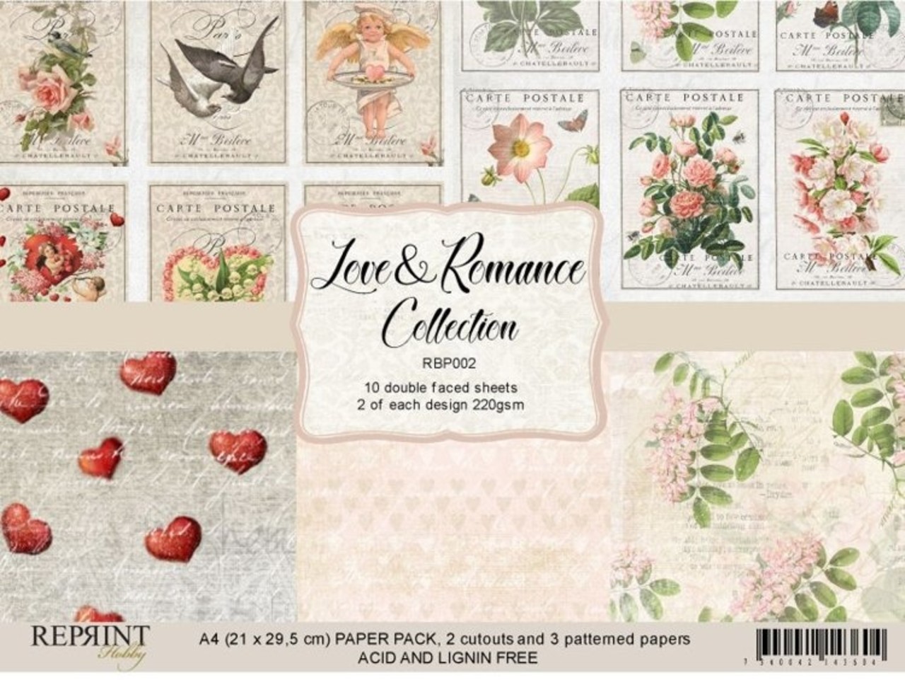 Reprint Love & Romance A4 Paper Pack (RBP002) (OUTLET)
