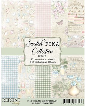 Reprint Swedish Fika Collection 6x6 Inch Paper Pack (RPP026) (DISCONTINUED)