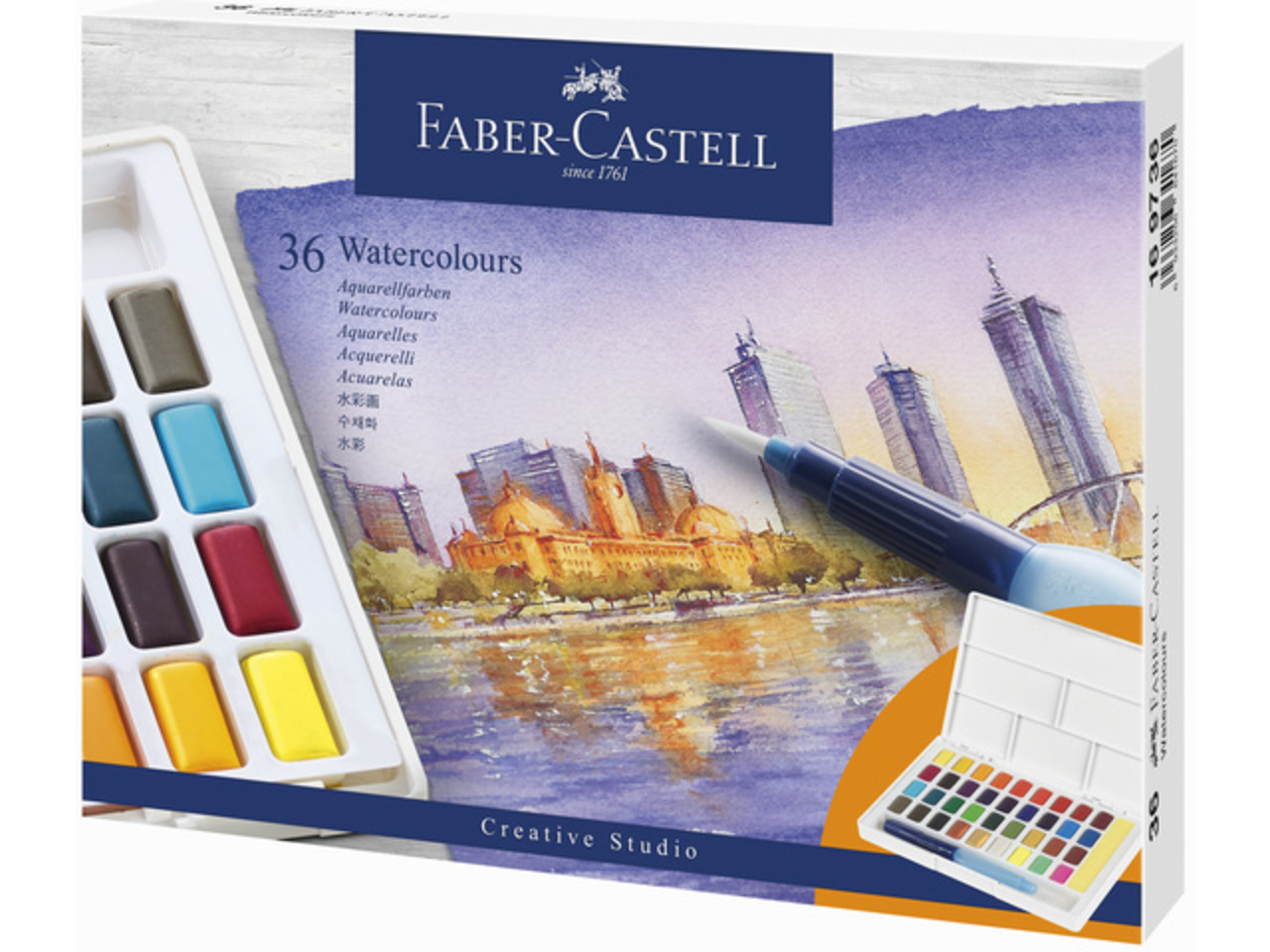 Faber Castell Watercolour Paint Box (36pcs) (FC-169736)