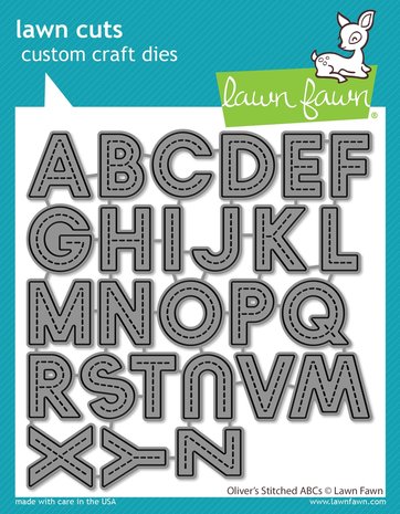 Lawn Fawn Oliver's Stitched ABCs Dies (LF2261)