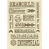 Stamperia Wooden Shapes A5 Writings (KLSP072) (DISCONTINUED)