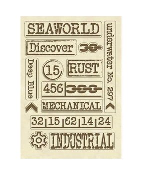 Stamperia Wooden Shapes A5 Writings (KLSP072) (DISCONTINUED)