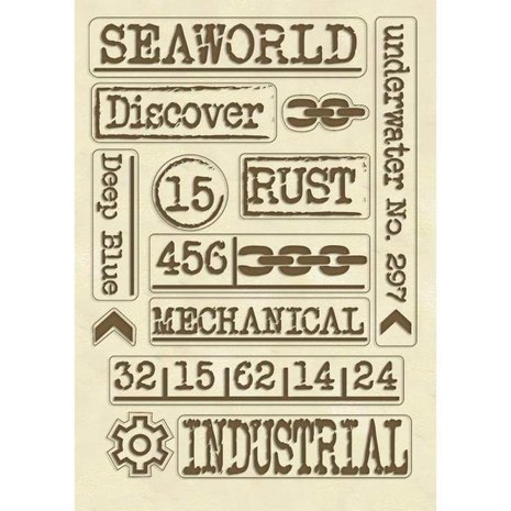 Stamperia Wooden Shapes A5 Writings (KLSP072) (OUTLET) Stamperia Wooden Shapes A5 Writings (KLSP072) (OUTLET)