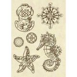 Stamperia Wooden Shapes A5 Sea World (KLSP073) (OUTLET)