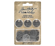 Tim Holtz Idea-ology Metal Trinket Tins 2pcs TH93698