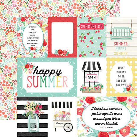 Carta Bella Summer Market 12x12 Inch Collection Kit (CBSUM115016) (OUTLET) Carta Bella Summer Market 12x12 Inch Collection Kit (CBSUM115016) (OUTLET)