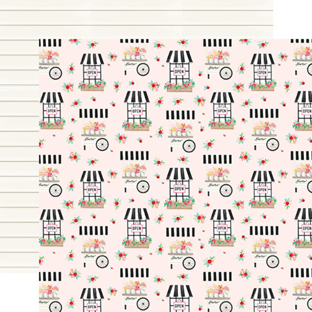 Carta Bella Summer Market 6x6 Inch Paper Pad (CBSUM115023) (OUTLET)