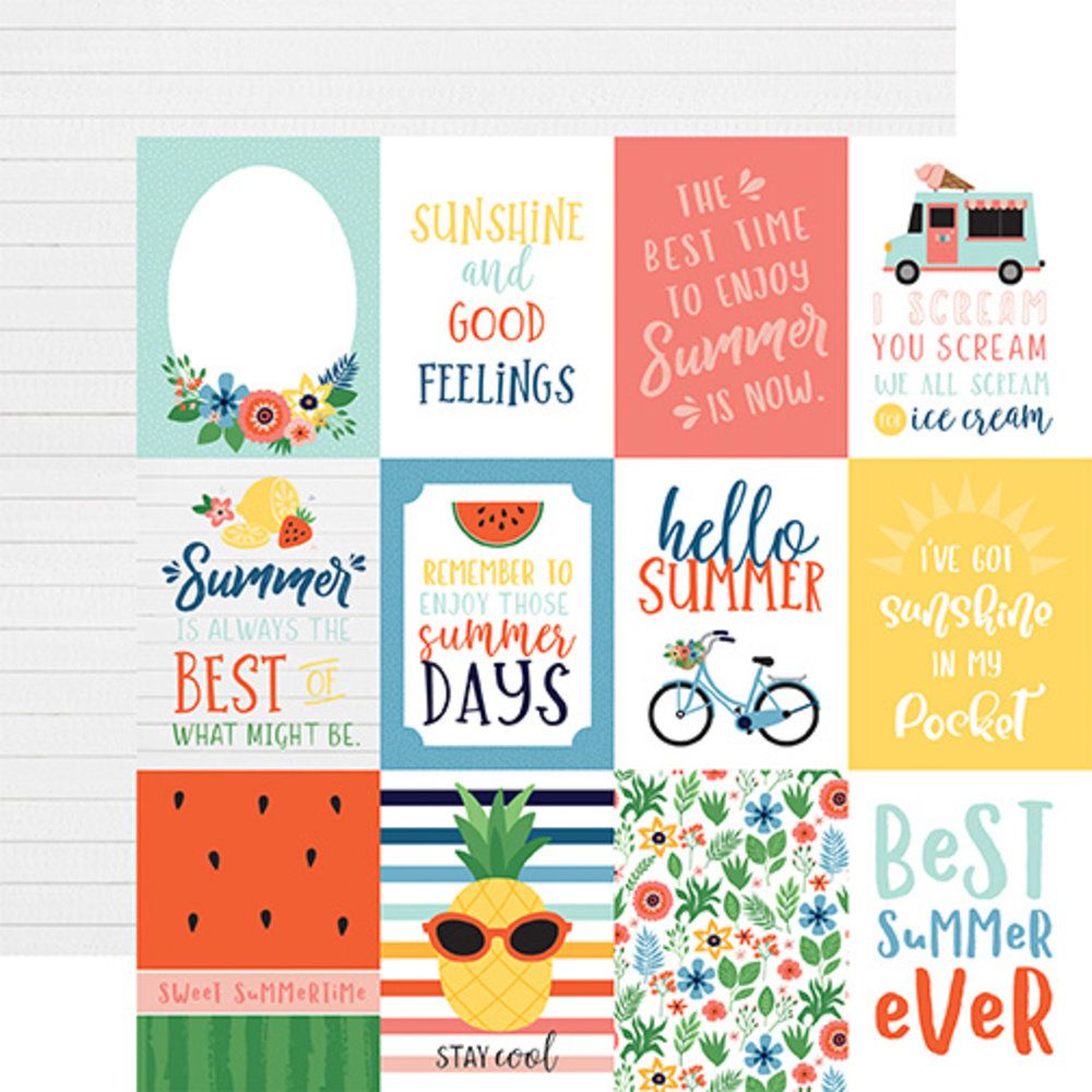 Echo Park Summertime 12x12 Inch Collection Kit (SUM209016) (DISCONTINUED)