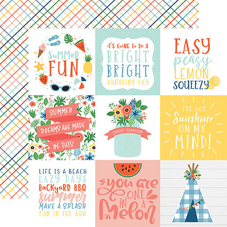 Echo Park Summertime 6x6 Inch Paper Pad (SUM209023) (DISCONTINUED) Echo Park Summertime 6x6 Inch Paper Pad (SUM209023) (DISCONTINUED)