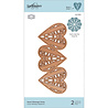 Spellbinders Heart Melange Doily Dies (S4-1060) (OUTLET) Spellbinders Heart Melange Doily Dies (S4-1060) (OUTLET)