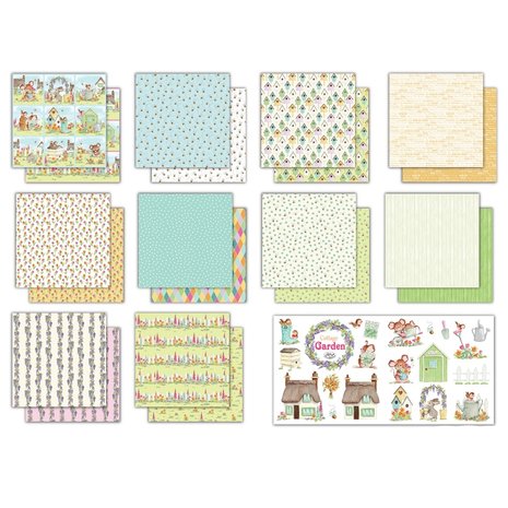 Craft Consortium Cottage Garden 12x12 Inch Paper Pad (CCPPAD016) (DISCONTINUED) Craft Consortium Cottage Garden 12x12 Inch Paper Pad (CCPPAD016) (DISCONTINUED)