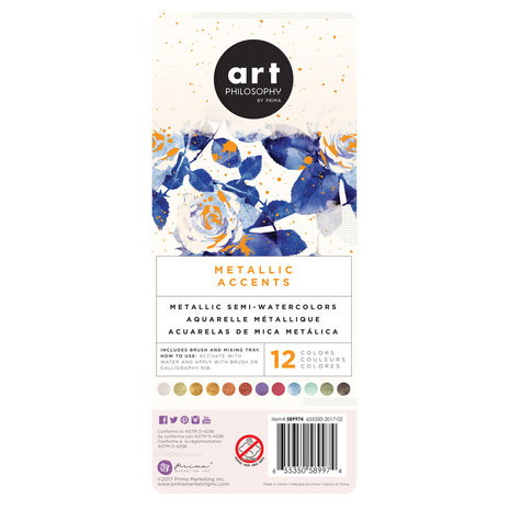 Art Philosophy Metallic Accents Basic (589974) Art Philosophy Metallic Accents Basic (589974)