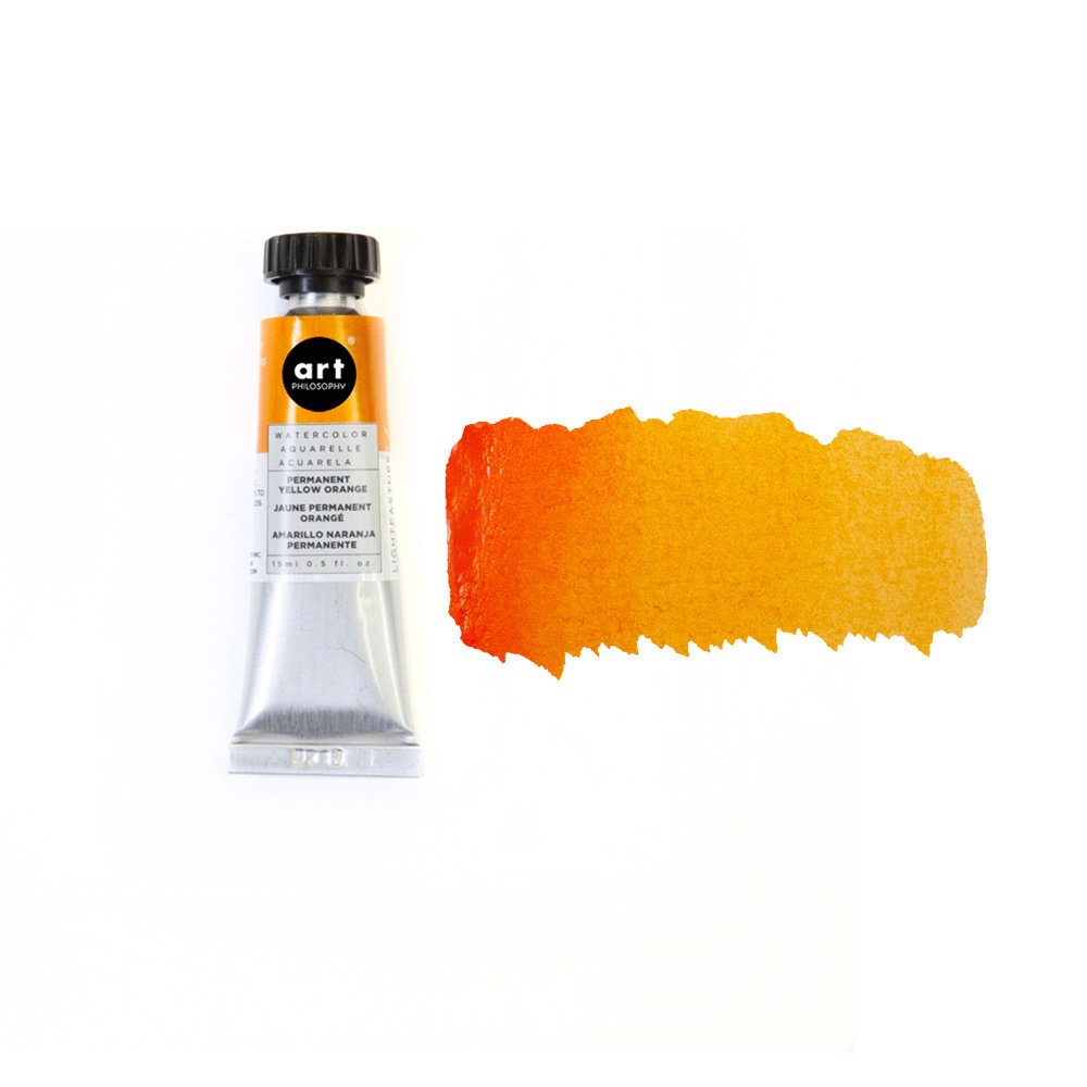 Art Philosophy Watercolor Tube Permanent Orange Yellow (643161) (DISCONTINUED)