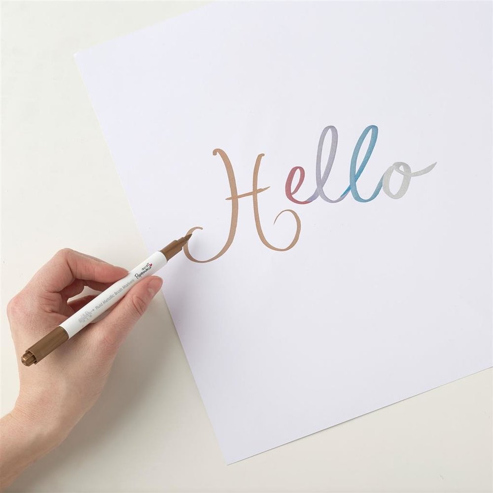 Papermania Fluid Metallic Brush Markers (8pcs) (PMA 8511008) Papermania Fluid Metallic Brush Markers (8pcs) (PMA 8511008)