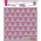 Pronty Crafts Triangles Pattern 6x6 Inch Stencil (470.770.032) (DISCONTINUED)