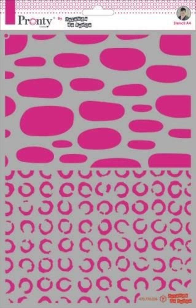 Pronty Crafts Circles A4 Stencil (470.770.036) (OUTLET) Pronty Crafts Circles A4 Stencil (470.770.036) (OUTLET)