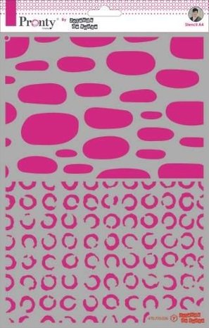Pronty Crafts Circles A4 Stencil (470.770.036) (OUTLET) Pronty Crafts Circles A4 Stencil (470.770.036) (OUTLET)