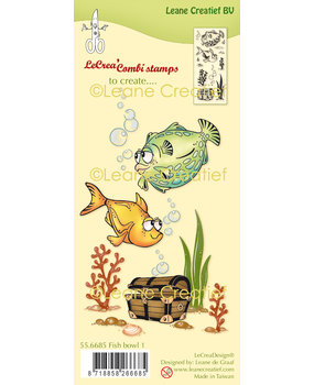 Leane Creatief Fish 1 Clear Stamps (55.6685) (OUTLET)