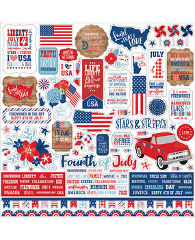Echo Park America 12x12 Inch Element Sticker (AM213014) (DISCONTINUED) Echo Park America 12x12 Inch Element Sticker (AM213014) (DISCONTINUED)