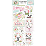Carta Bella Flora No.3 6x13 Inch Chipboard Accents (CBF117021) (OUTLET)