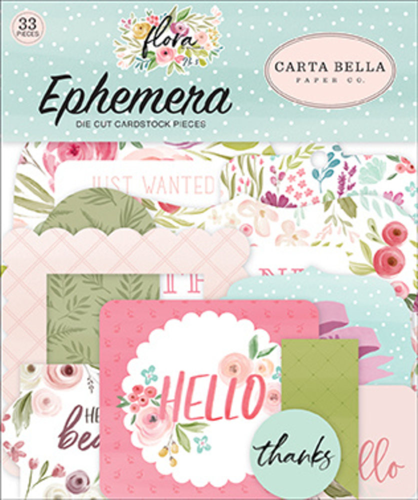 Carta Bella Flora No.3 Ephemera (CBF117024) (OUTLET) Carta Bella Flora No.3 Ephemera (CBF117024) (OUTLET)