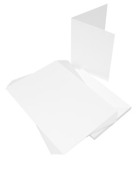Craft UK Cards & Envelopes 5x7 Inch White (CUK289)