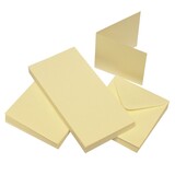 Craft UK Cards & Envelopes 3x3 Inch Ivory (CUK995) (DISCONTINUED)