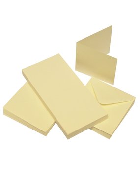 Craft UK Cards & Envelopes 3x3 Inch Ivory (CUK995) (DISCONTINUED)