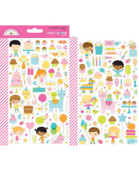 Doodlebug Design Hey Cupcake Mini Icons Stickers (6644) (DISCONTINUED)