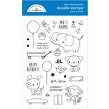 Doodlebug Design Party Animals - Boy Doodle Stamps (6652) (DISCONTINUED)