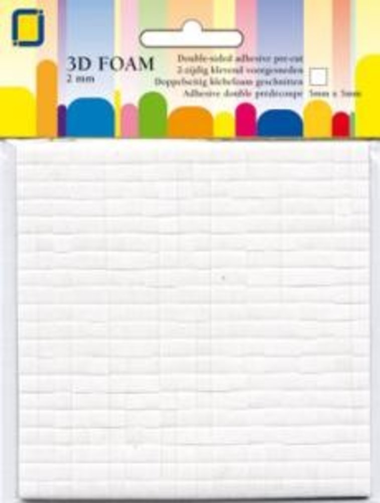 JEJE Produkt 3D Foam 5 mm x 5 mm x 2 mm (3.3100) JEJE Produkt 3D Foam 5 mm x 5 mm x 2 mm (3.3100)