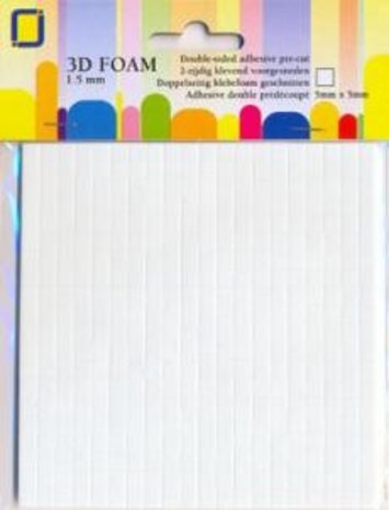 JEJE Produkt 3D Foam 5 mm x 5 mm x 1,5 mm (3.3115) JEJE Produkt 3D Foam 5 mm x 5 mm x 1,5 mm (3.3115)