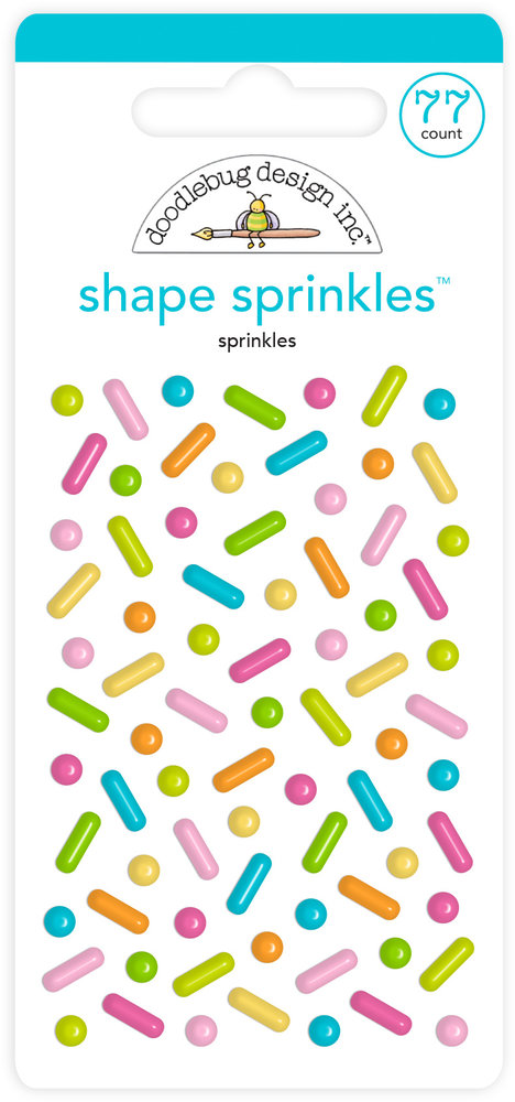 Doodlebug Design Sprinkles Shape Sprinkles (77pcs) (6622) (DISCONTINUED)