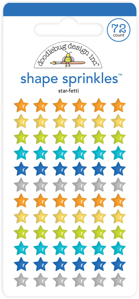 Doodlebug Design Star-fetti Shape Sprinkles (72pcs) (6625) (DISCONTINUED) Doodlebug Design Star-fetti Shape Sprinkles (72pcs) (6625) (DISCONTINUED)